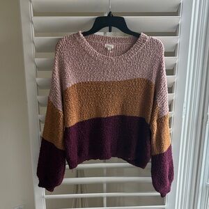Debut Multicolor Striped Sweater